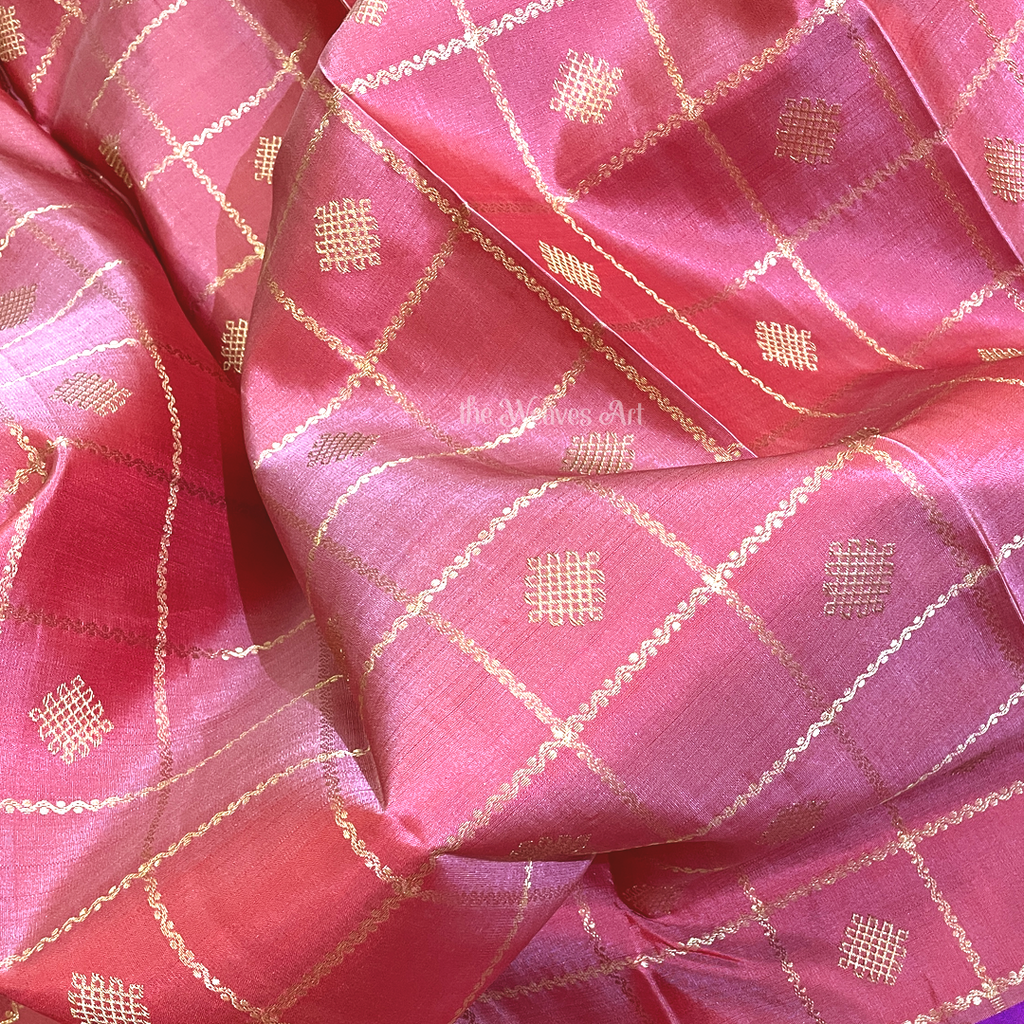 Checks Kanchi Pattu Sarees