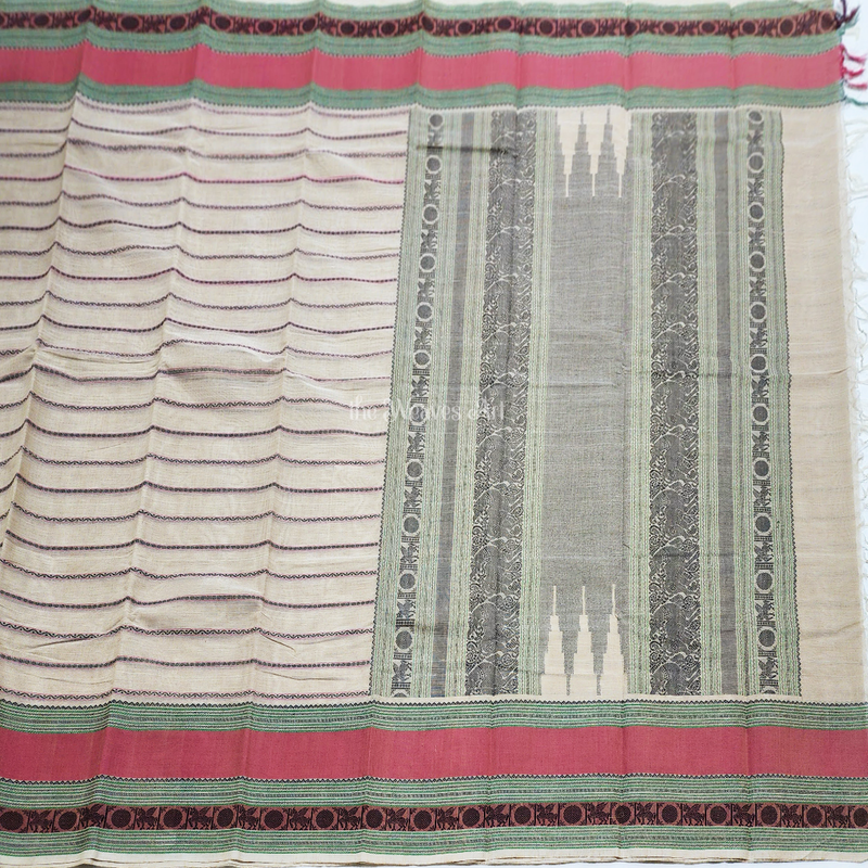 Handwoven Kanchi Cotton Saree