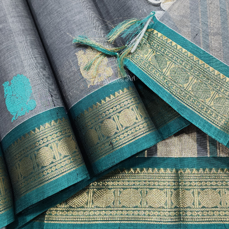 Handwoven kanchi Cotton Saree