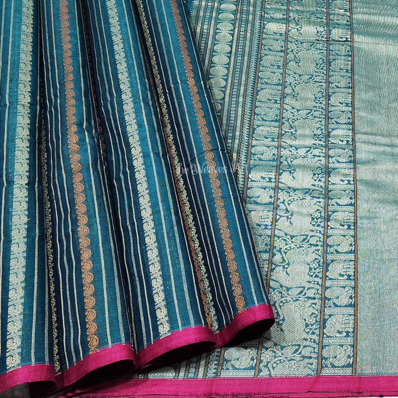 Kanchi Cotton Stripes Saree