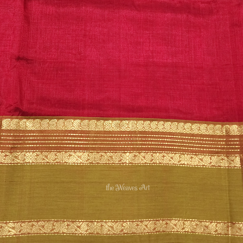 Kanchi Silk Cotton Saree with Blouse