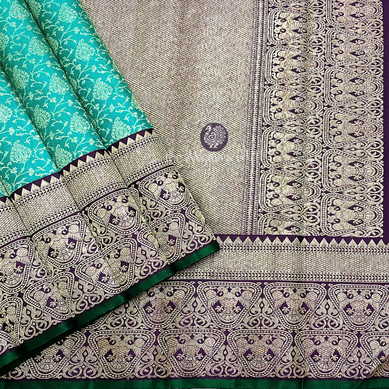 Kanchi pattu Saree with Silk mark