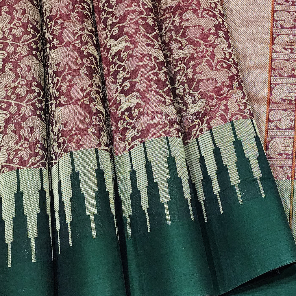 Kanchipuram - VanaSingaram Cotton Saree