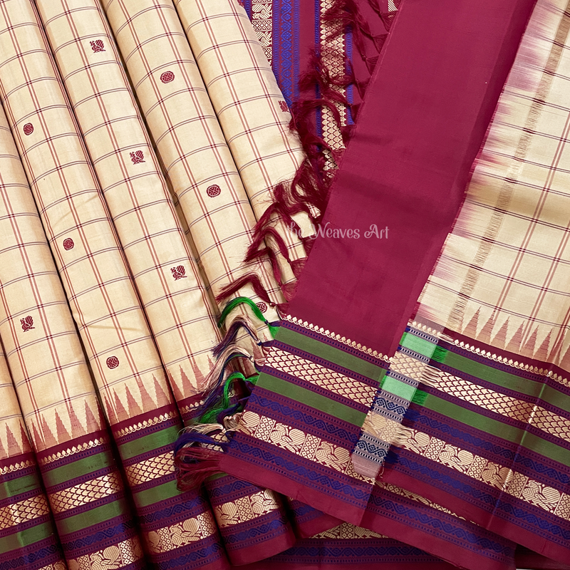 Kanchipuram Korvai Sarees