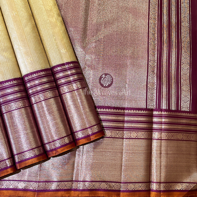 Kanchipuram Organza Tissue Silk Saree