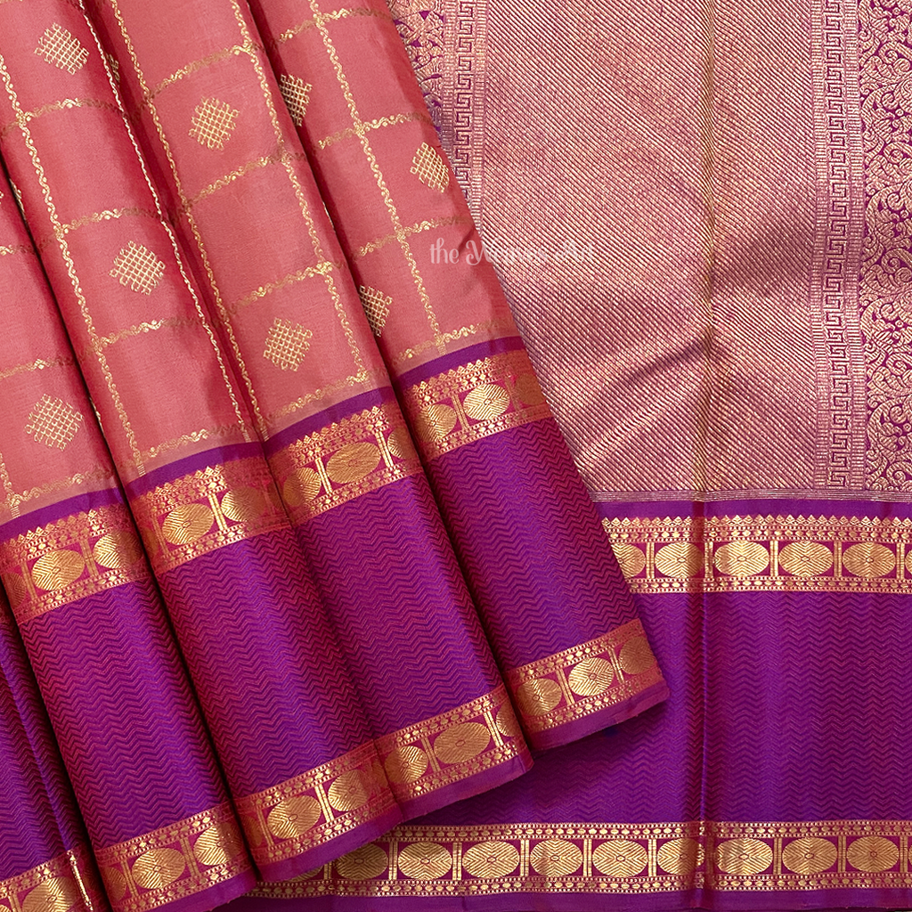 Kolam Kanchipuram Silk Sarees