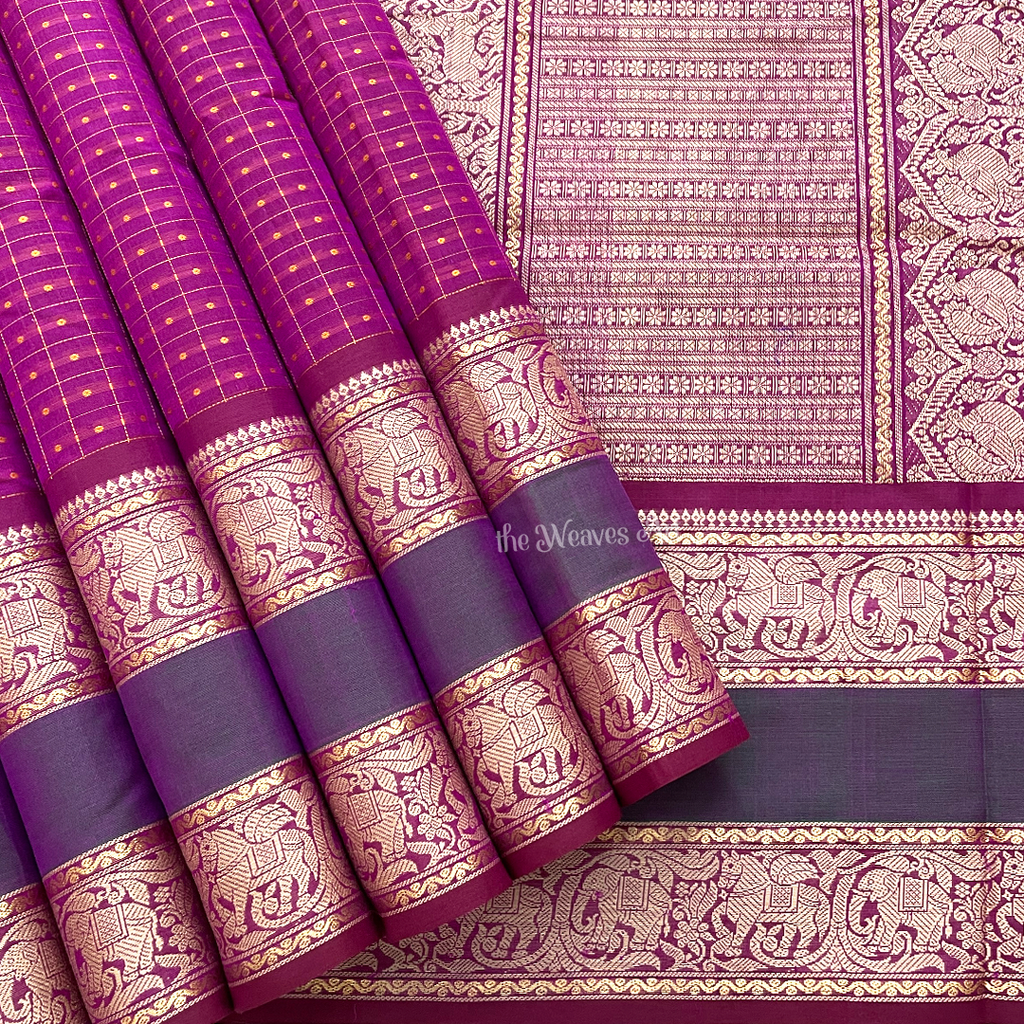 Lakshadeepam Kanchi Silk Cotton Saree