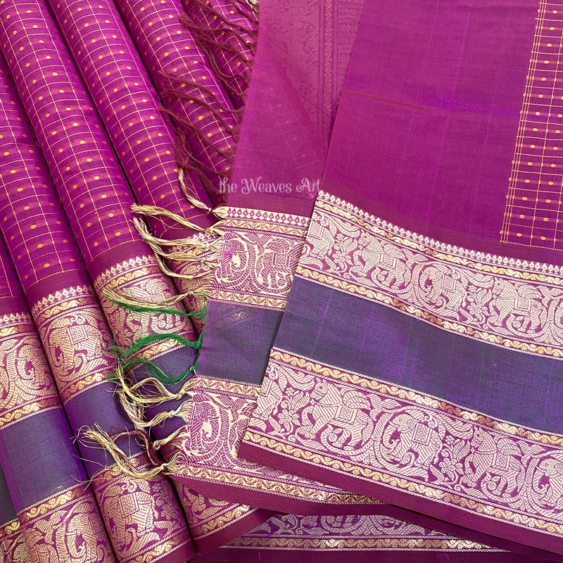 Magenta Color Kanchipuram sarees