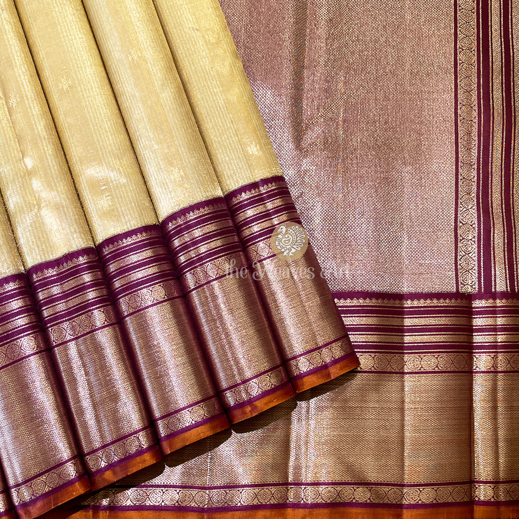 Organza Kanchipuram Tissue Silk Saree