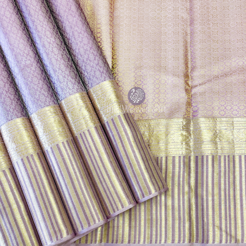 Pastel Color Kanjivaram Saree