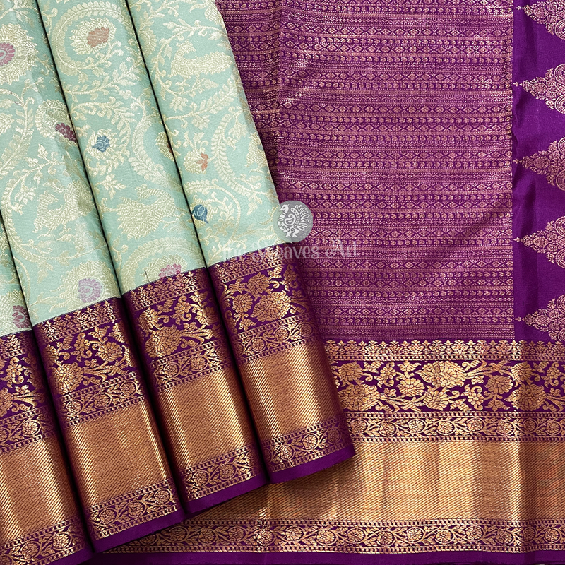 Pastel Kanchipuram Pure Silk Saree Pastel Kanchipuram Pure Silk Saree