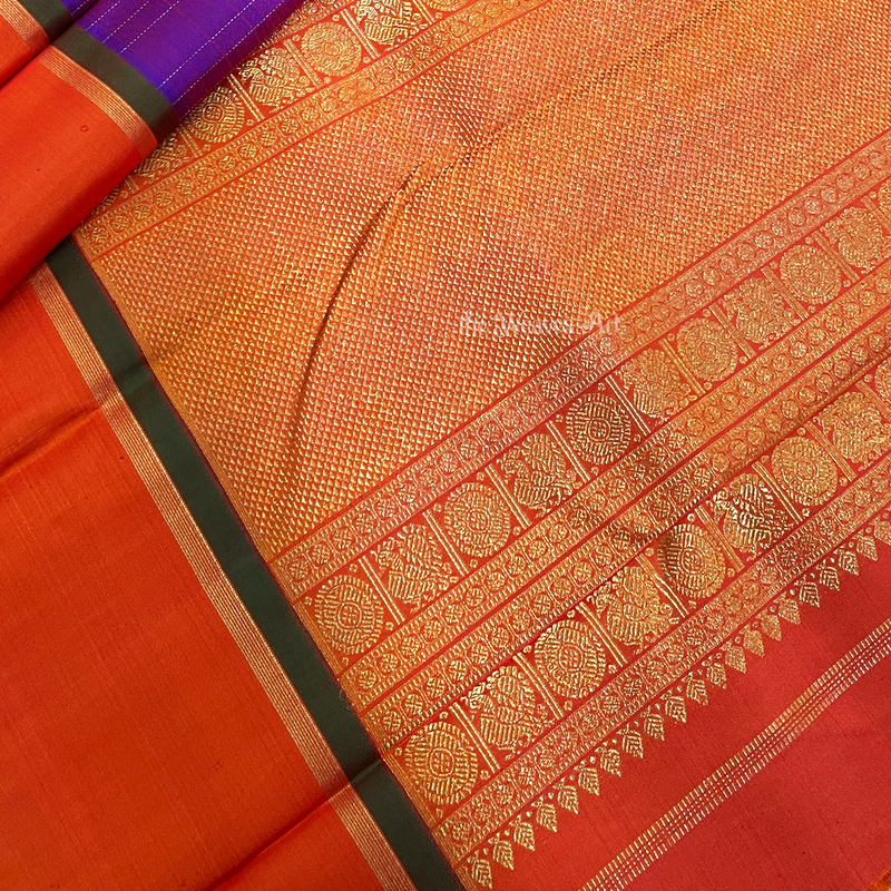 Pure Zari Vaira Oosi Kanjivaram Sarees