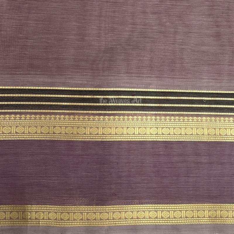 Purple Kanchi Silk Cotton Sarees