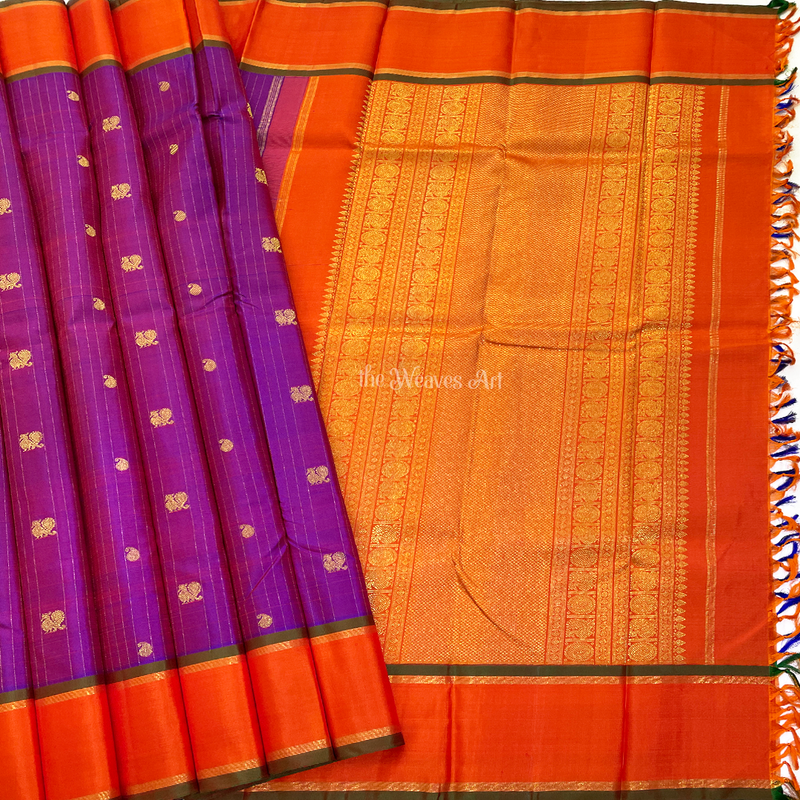 Stripes Kanchi Pattu Sarees