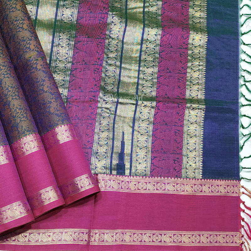 Vanasingaram Kanchi Silk Cotton Saree