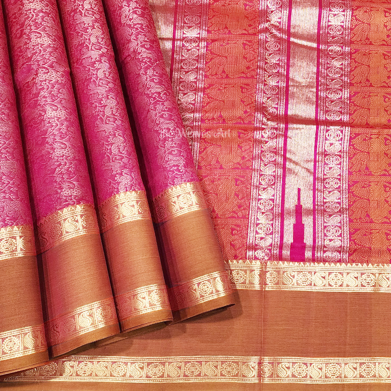 Vanasingaram Kanchi Silk Cotton Saree