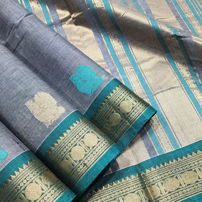 Zari Kanchi Cotton Saree