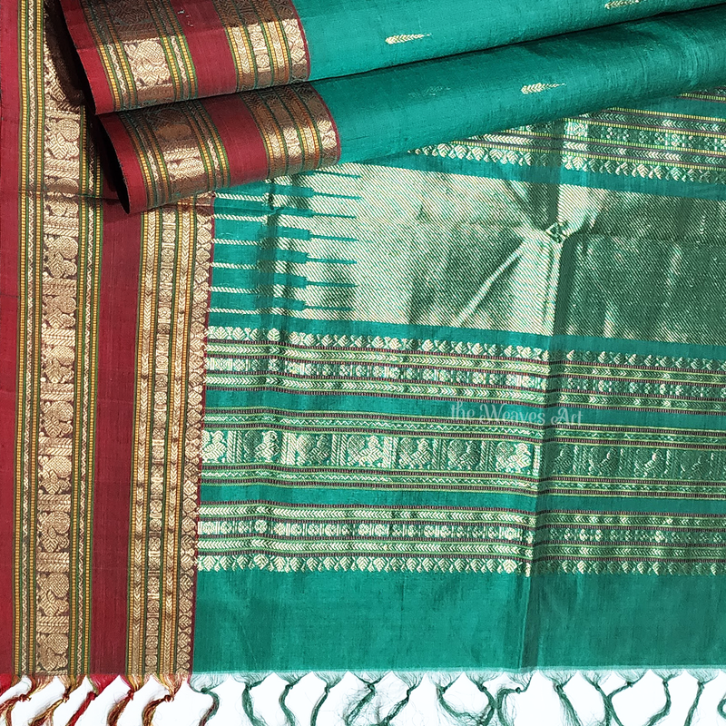 Zari Kanchi Silk Cotton Sarees