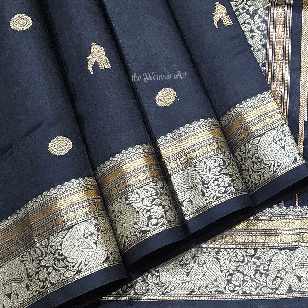 Zari Kanchi Silk Cotton Sarees